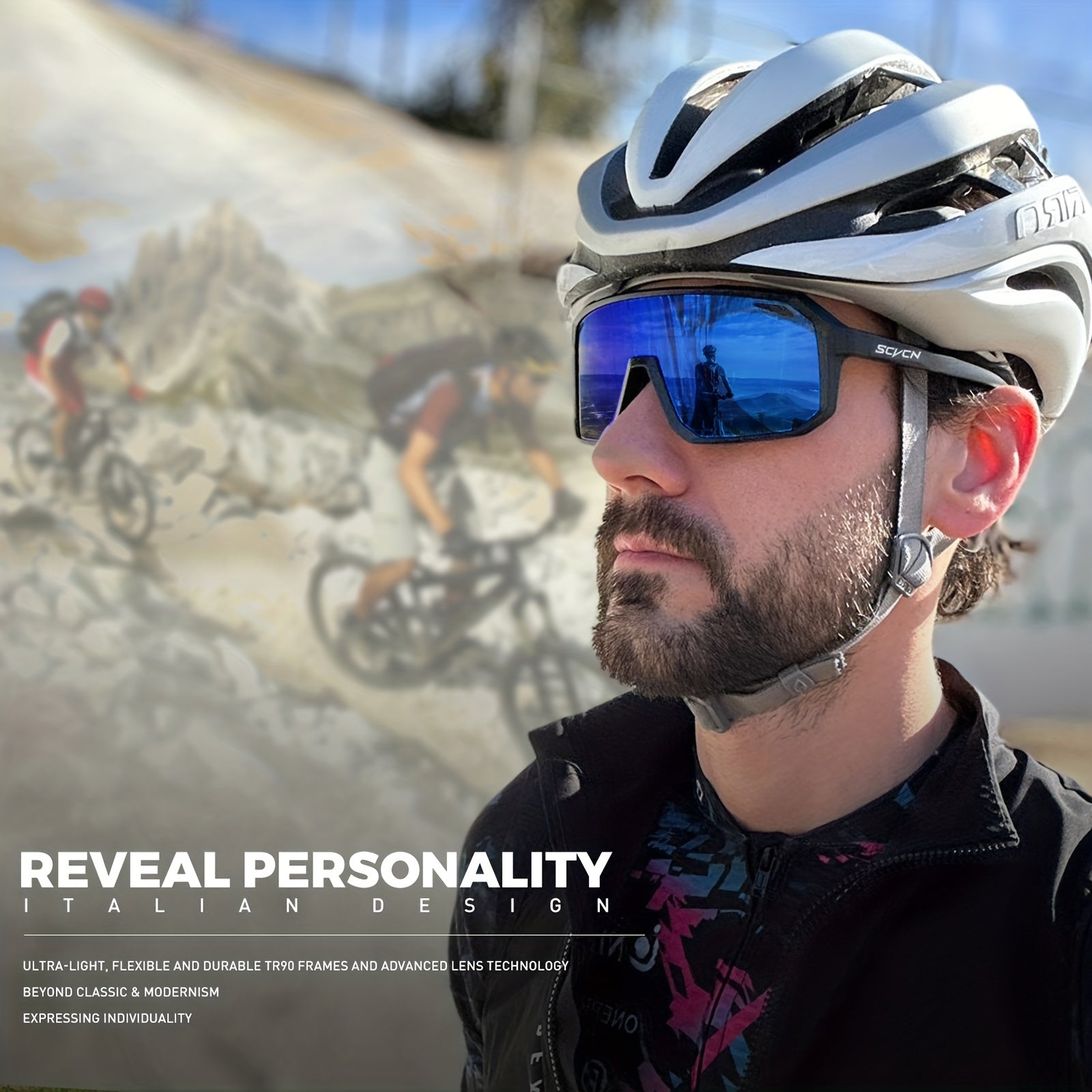 Unisex Sports Wrap Around Shirt for Cycling Running Fishing Golf Beach Hiking