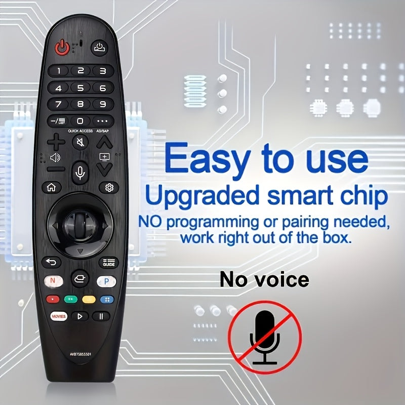 Universal Remote Control for LG Smart TVs Supports Hot Keys for N and Prime Video Up to 3 Devices