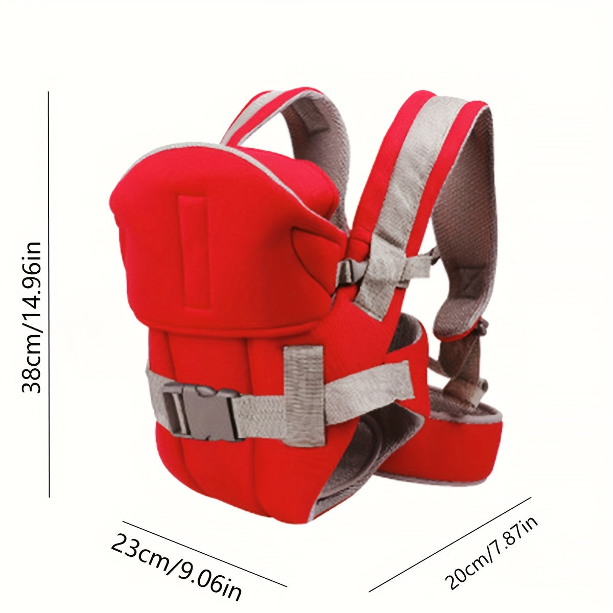 Extra-Large Baby Carrier Backpack with Secure Buckle and Polyester Material