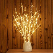 20-LED Willow Twig String Lights for Weddings Parties Home Decoration