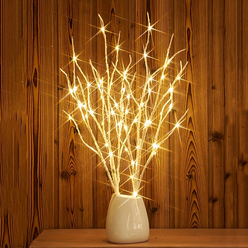 20-LED Willow Twig String Lights for Weddings Parties Home Decoration