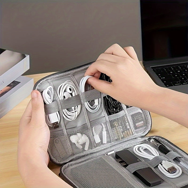 Organizador digital impermeable para accesorios electrónicos de viaje