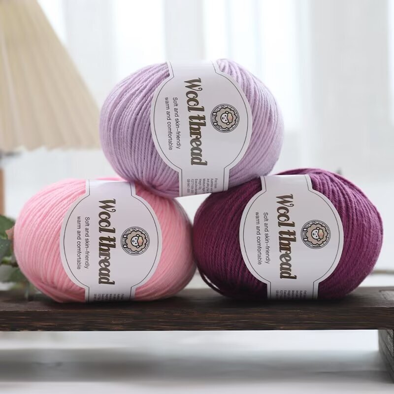 10pcs Australian Wool Yarn 500g Soft Warm Knitting for Sweaters Coats Scarves