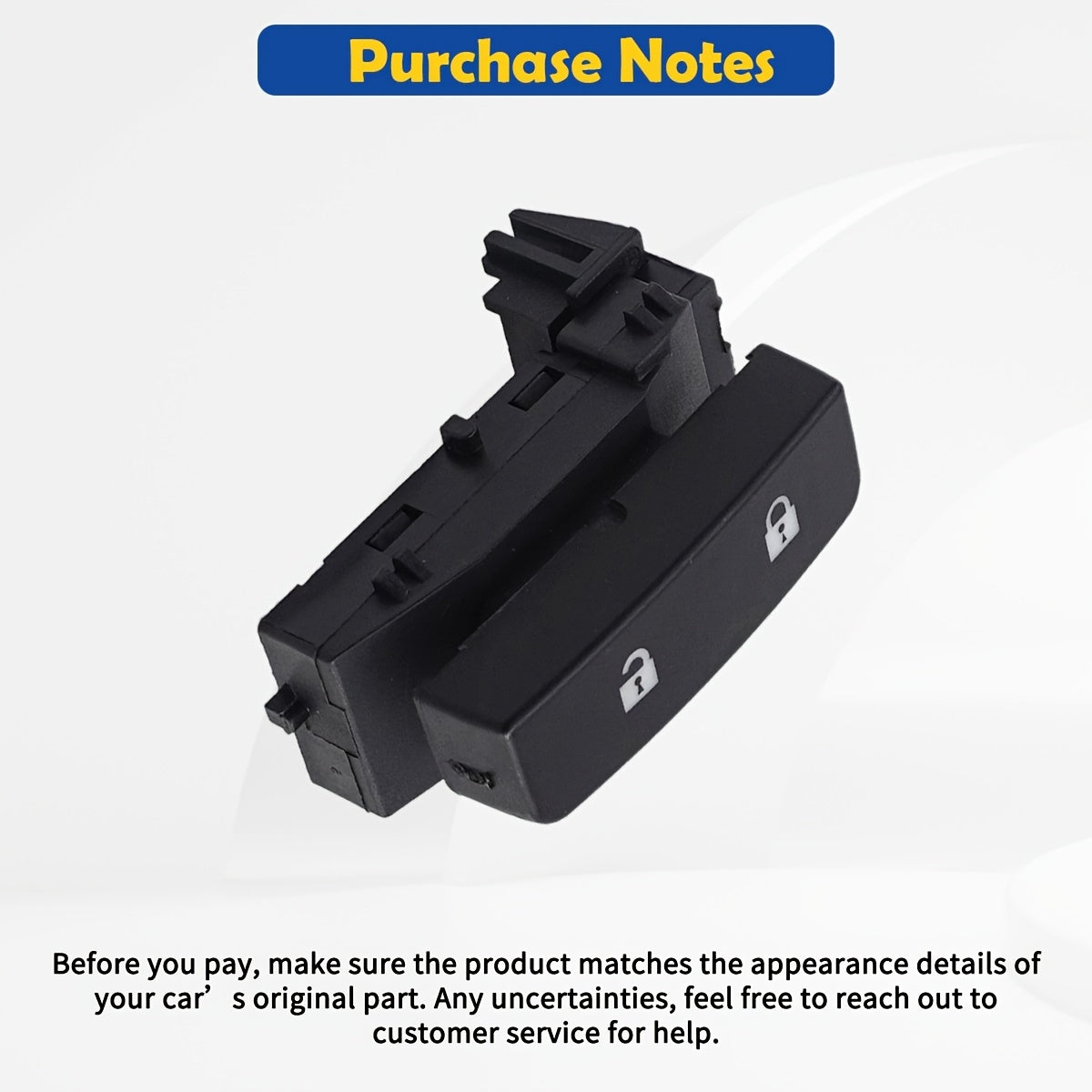 Driver Side Door Lock Switch for Trucks Left-Hand Drive 5-Pin