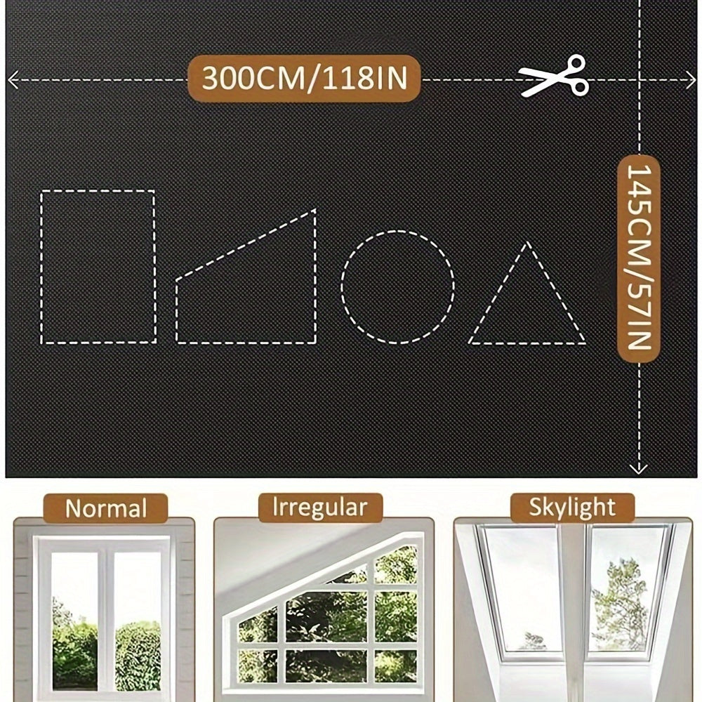 Blackout Curtains for Bedrooms and Dorm Rooms, Portable Sunblock Window Shades