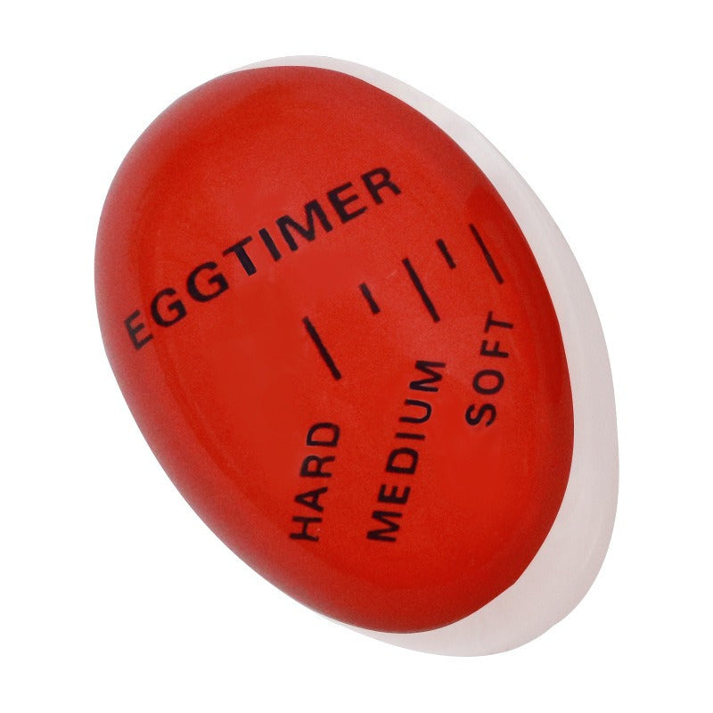 Colorful Egg Timer for Cooking Soft or Hard Boiled Eggs in Resin Red