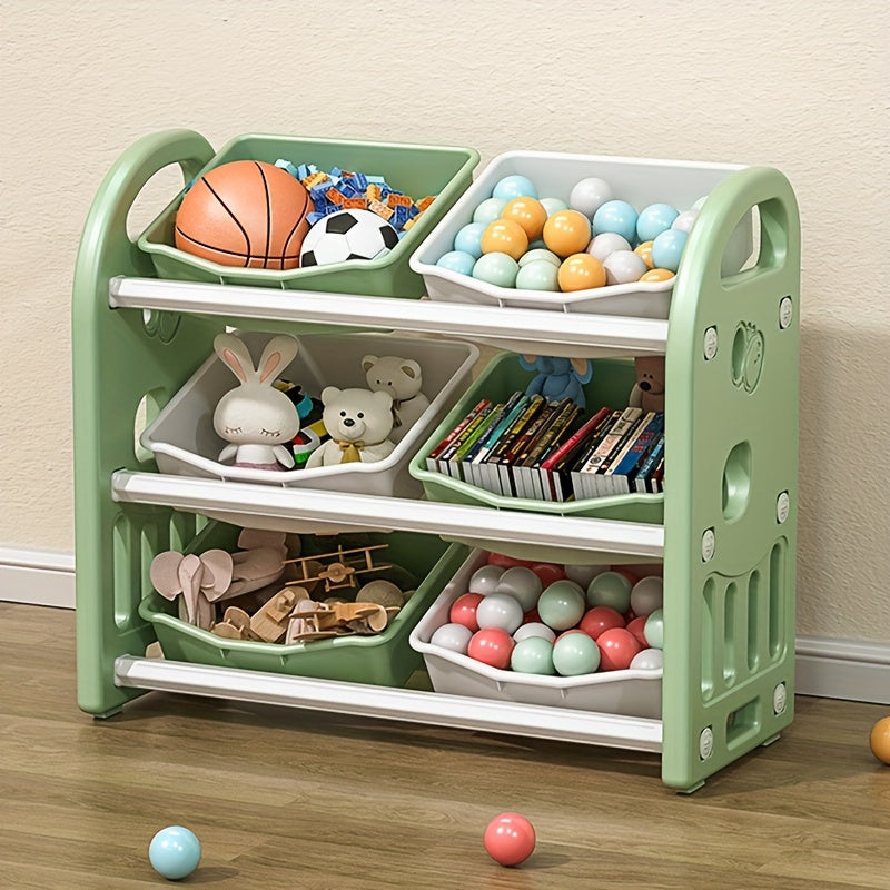 Estantería de almacenamiento para el hogar de plástico con 6 cajas apilables para ropa, juguetes y libros

Source:
Plastic Home Storage Rack with 6 Stackable Boxes for Clothes Toys and Books