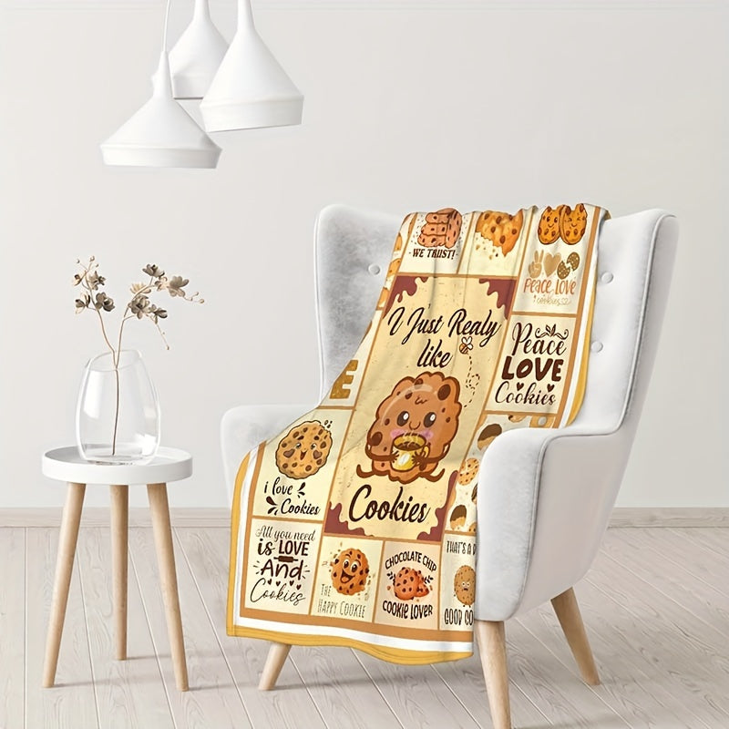 Reversible Flannel Fleece Throw Blanket Soft Lightweight for All Seasons