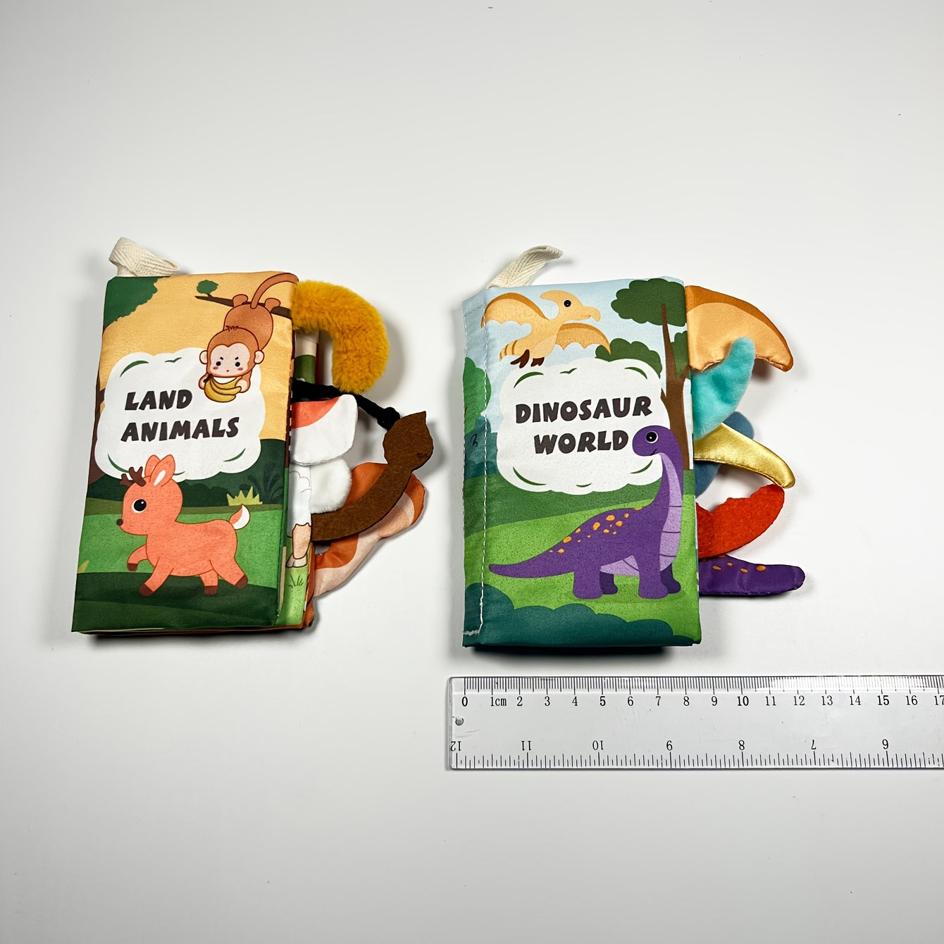 Интерактивная звуковая тканевая книга для детей с хвостами животных и динозавров 3D из полиэфирного волокна обучающая игрушка