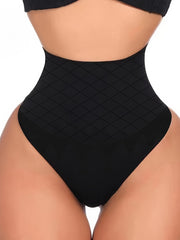 Women's Adjustable Control Panties Body Shaping Shorts Solid Rib-Knit Spandex