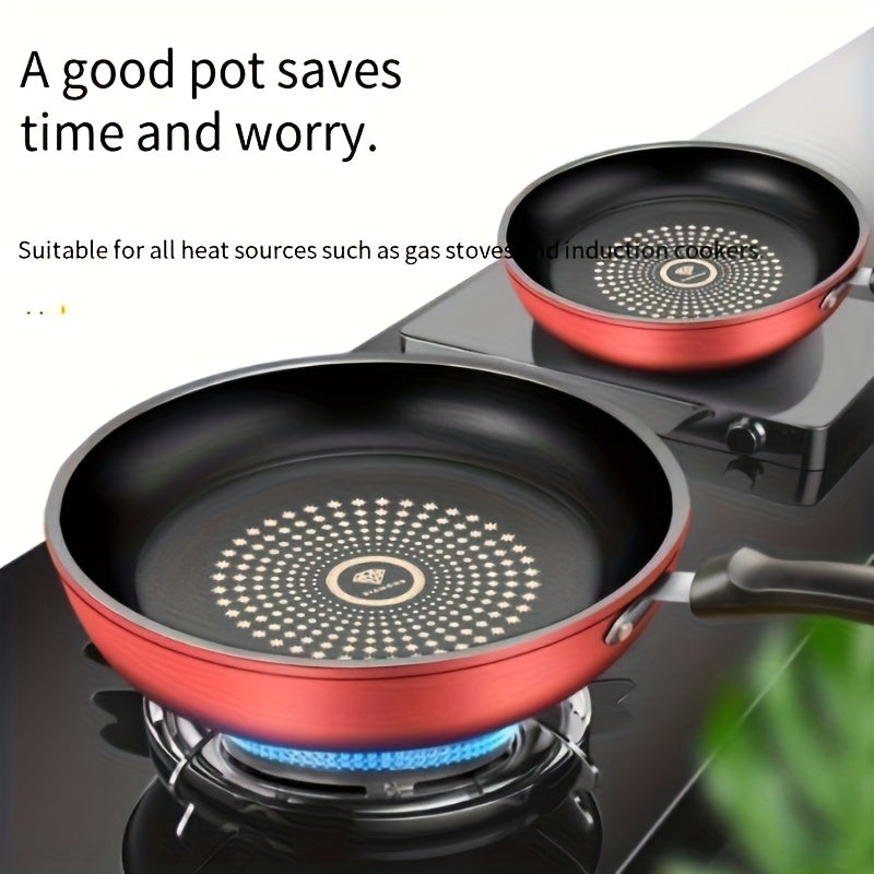 24cm Cast Iron Non-Stick Skillet Dishwasher Safe Induction Compatible for Gas and Electric Stoves
