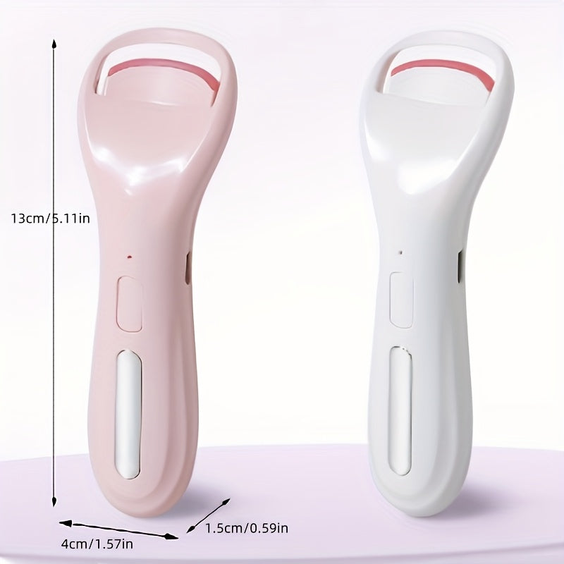 Rechargeable Electric Heated Eyelash Curler with 3-Level Temperature Control Portable Safe for All Lashes