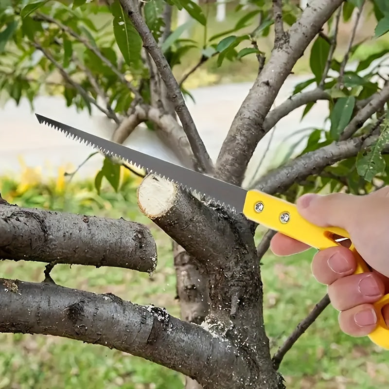 Handheld Pruning Saw Steel Blade 35cm Garden Tree Branch Wood Cutting Tool