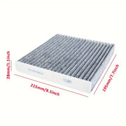 Premium Activated Carbon Cabin Air Filter Durable PP Material for Car HVAC