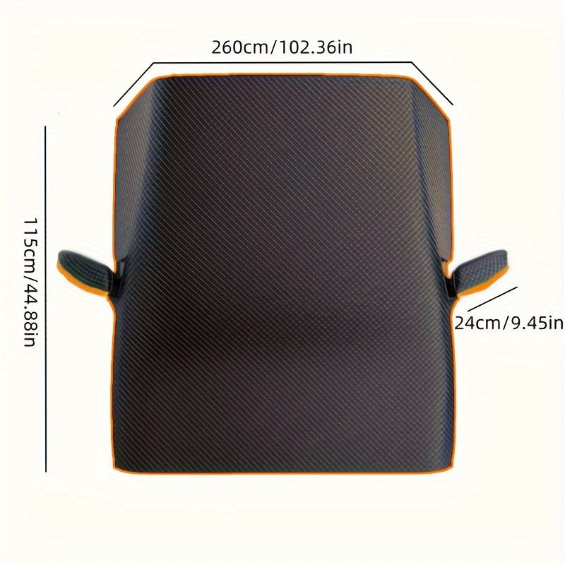 Универсальное покрытие для лобового стекла из прочной Oxford ткани, защита от снега и солнца, всесезонное