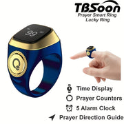 Dua Aqlli Halqa, hisoblagichlar, eslatmalar, yo'nalish ko'rsatkichi va OLED displey bilan; Azan signalizatori, uzoq batareya umriga ega va zamonaviy dizayn.