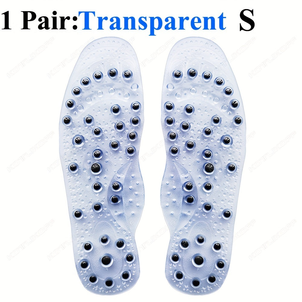 Unisex Magnetic Shoe Insoles with Massage Points for Comfortable Walks