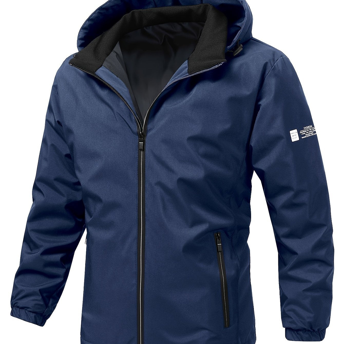 Men's Lightweight Windbreaker Jacket with Hood for Spring and Autumn