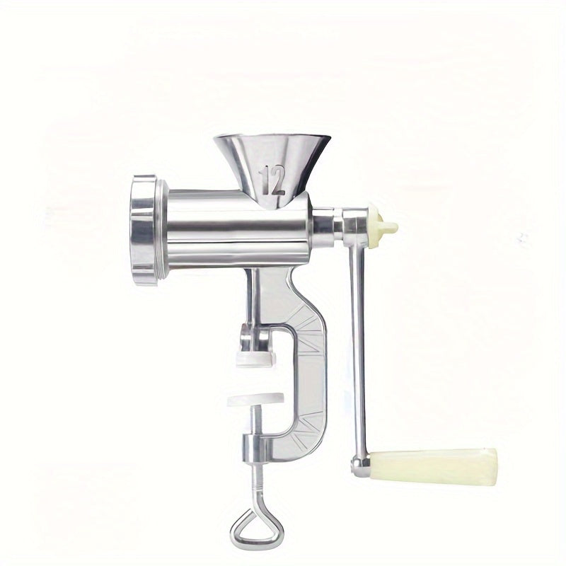 Manual Meat Grinder Hand-Crank Sausage Maker with Staining Jar for Home Use