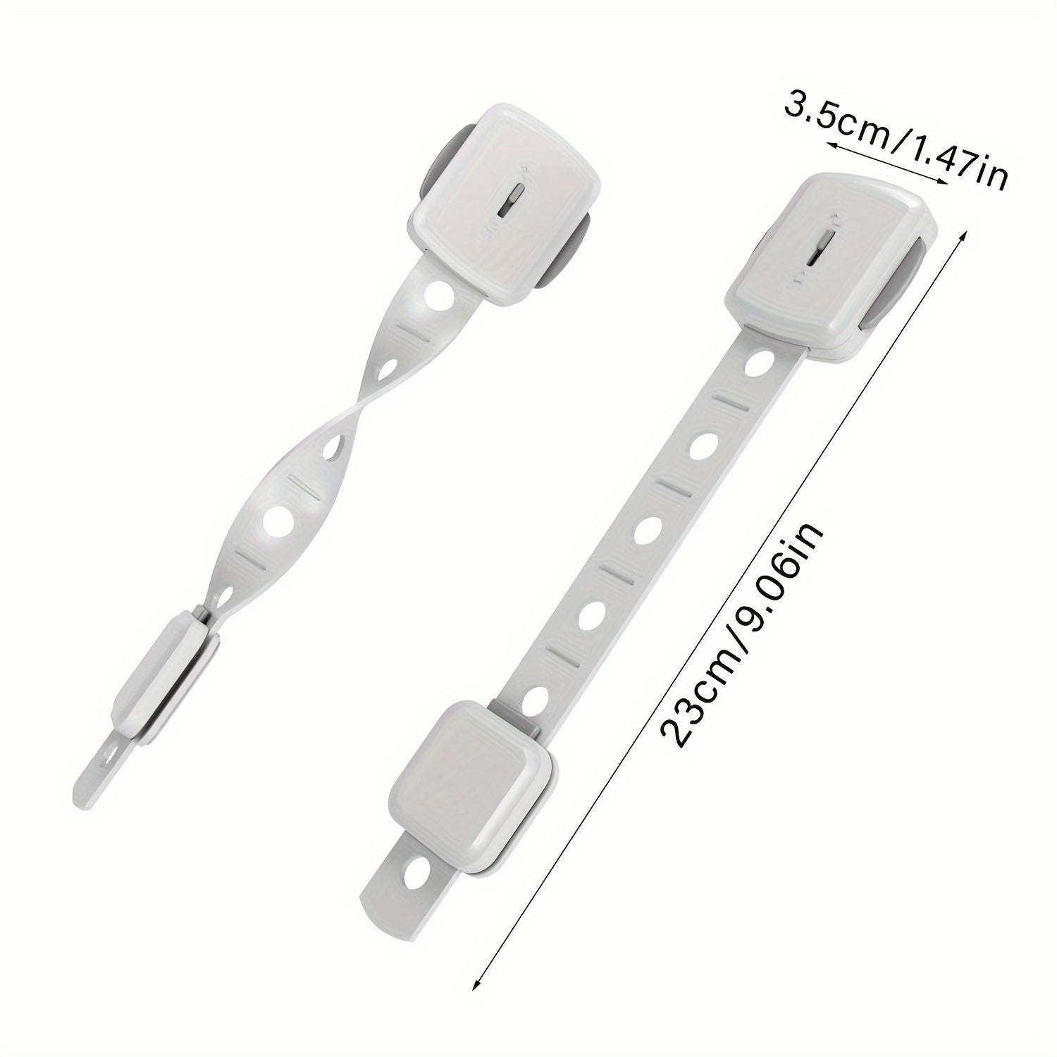 Multifunctional Safety Locks Set of 4 6 8 or 10 No Drilling Adjustable for Cabinets Drawers Refrigerator Dishwasher Toilet