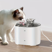 Mushuklar uchun suv fontani 2.2L USB bilan quvvatlanadigan, shovqinsiz, filtrlash tizimi bilan, katta hajmli