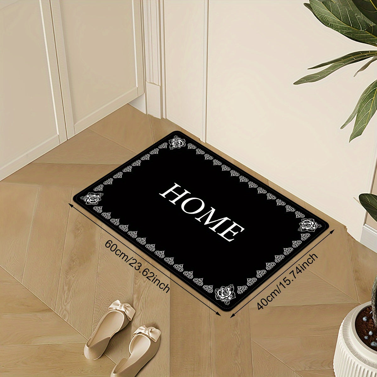 Uzun sochli flanel pol mato, Harflar bilan 