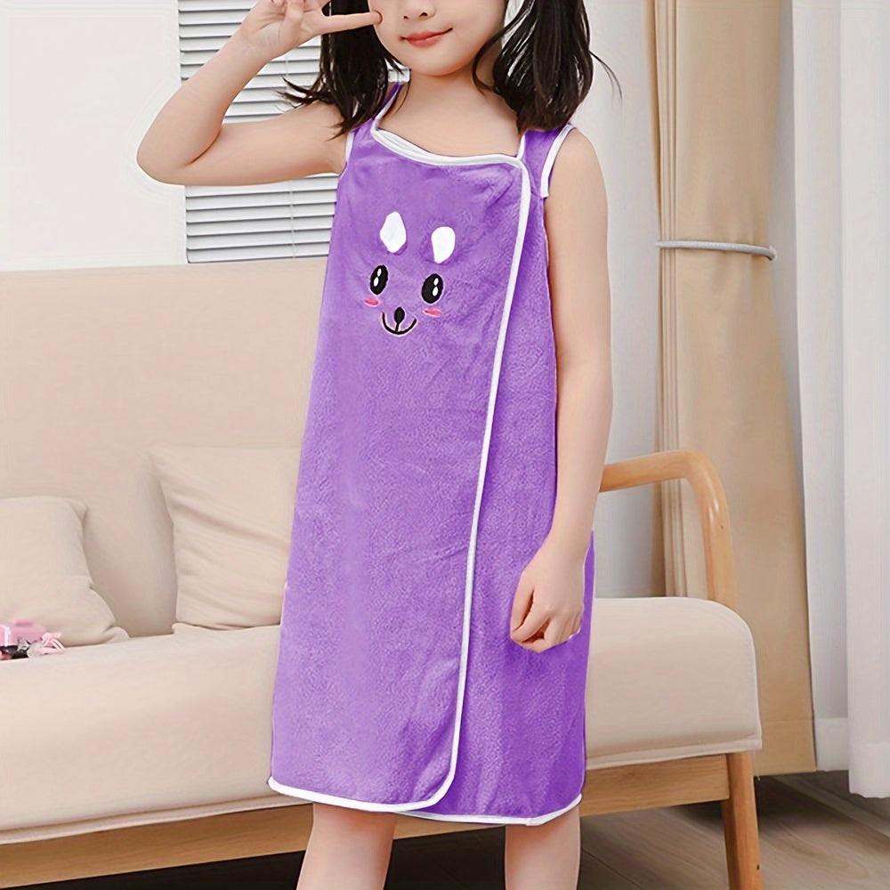 Baby Bath Towel with Rabbit Ears Soft Cotton Kids Towels for Children
