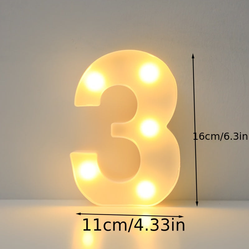 LED Alphabet Letter Lights for Home Decor Wedding Birthday Christmas Party