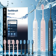 Electric Toothbrush for Couples Soft Bristles USB Rechargeable Oral Care