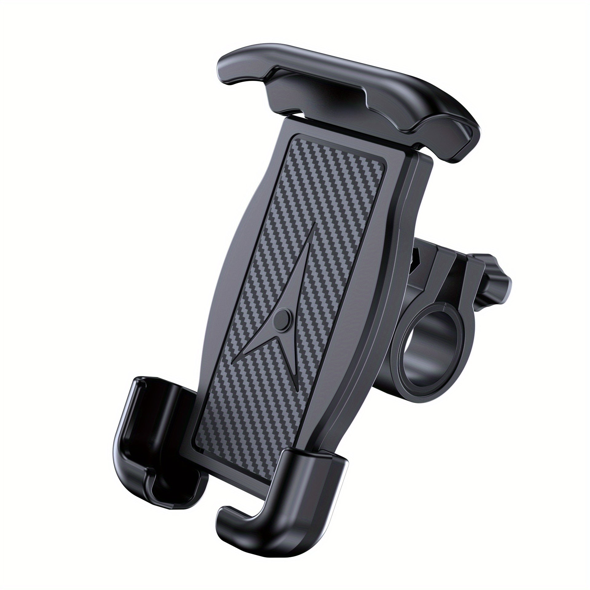 Universal Adjustable Bike Motorcycle Phone Mount Durable ABS Handlebar Clamp for 11.94-17.27cm Smartphones