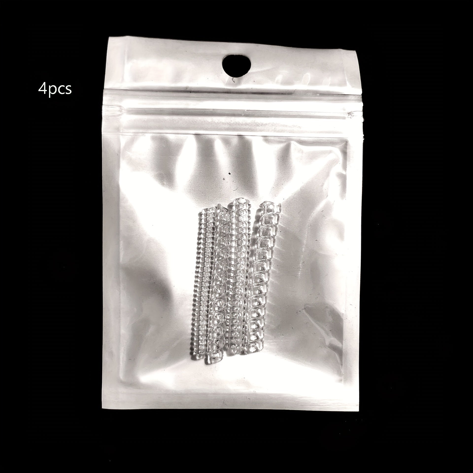 Invisible Ring Sizing Kit with 4 Clear Silicone Fasteners for Loose Rings