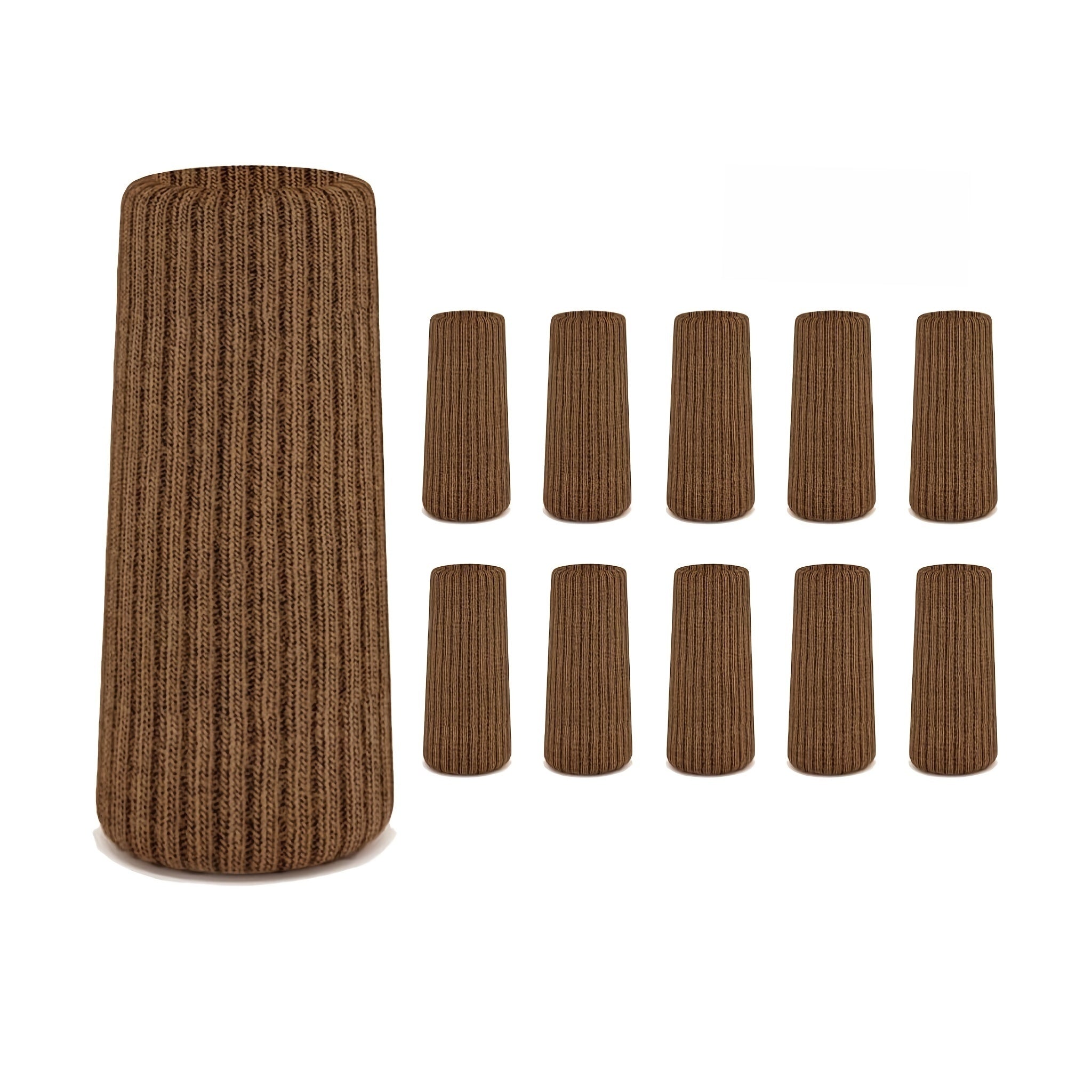 16 Pack Brown Chair Protectors for Upholstery and Furniture
