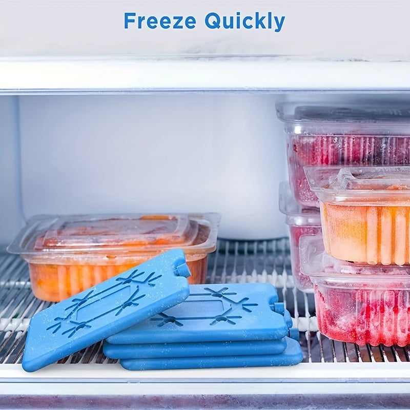 Caja de hielo reutilizable de 200ml y 400ml para almacenamiento en frío y conservación de frescura
