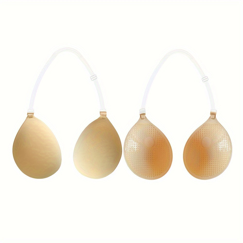 Silicone Lift Bra Strapless Wireless Push Up with Invisible Petals for Wedding Dress