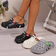 Unisex Hollow Design Clogs Breathable Summer Beach Slide Shoes