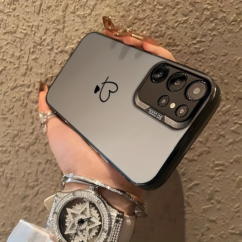 Silver IMD Mobile Phone Case for Galaxy and Note Models with Lanyard and Wireless Charging