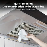 80 Pack Kitchen Wet Wipes for Grease and Oil Stain Removal on Range Hoods