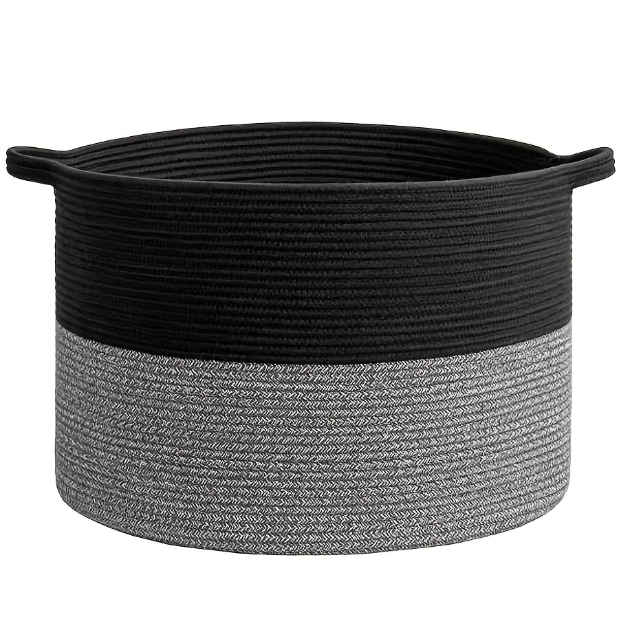 1 ta to'qilgan savat saqlash uchun, 4 rangda mavjud; kir yuvish, yashash xonasi, bolalar xonasi, yostiqlar va o'yinchoq qutisi uchun mos.