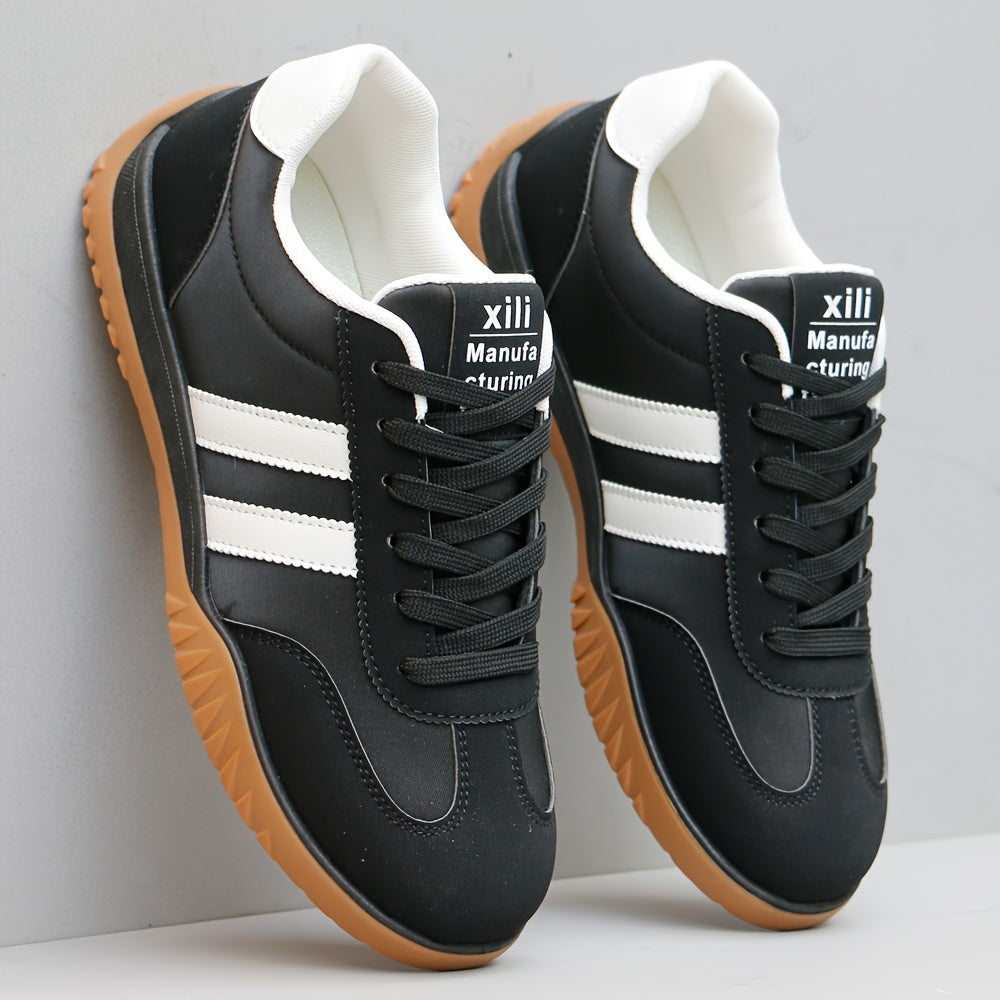 Men's Canvas Low Top Sneakers Casual Non-slip All-Season Shoes