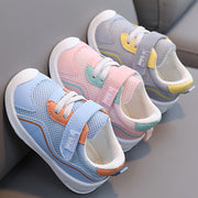 Bola va kichkina bolalar uchun nafas oladigan, sirpanmaydigan, yumshoq taglikli mesh sport poyabzali, Bolalar uchun bahor va kuz