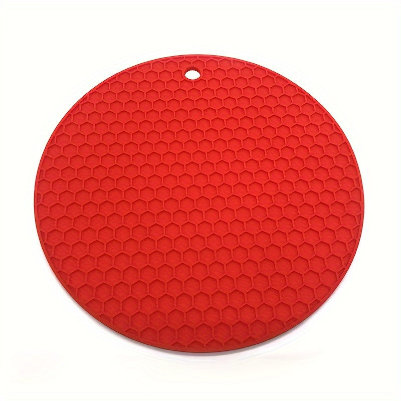 Round Heat Insulation Placemats Non-Slip Cup Coasters Pot Pads for Kitchen