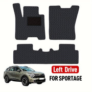 All Weather Car Floor Mats and Cargo Liners Set for SUV Black