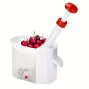 Multi-Function Fruit Pitter Tool for Cherries Olives and Grapes