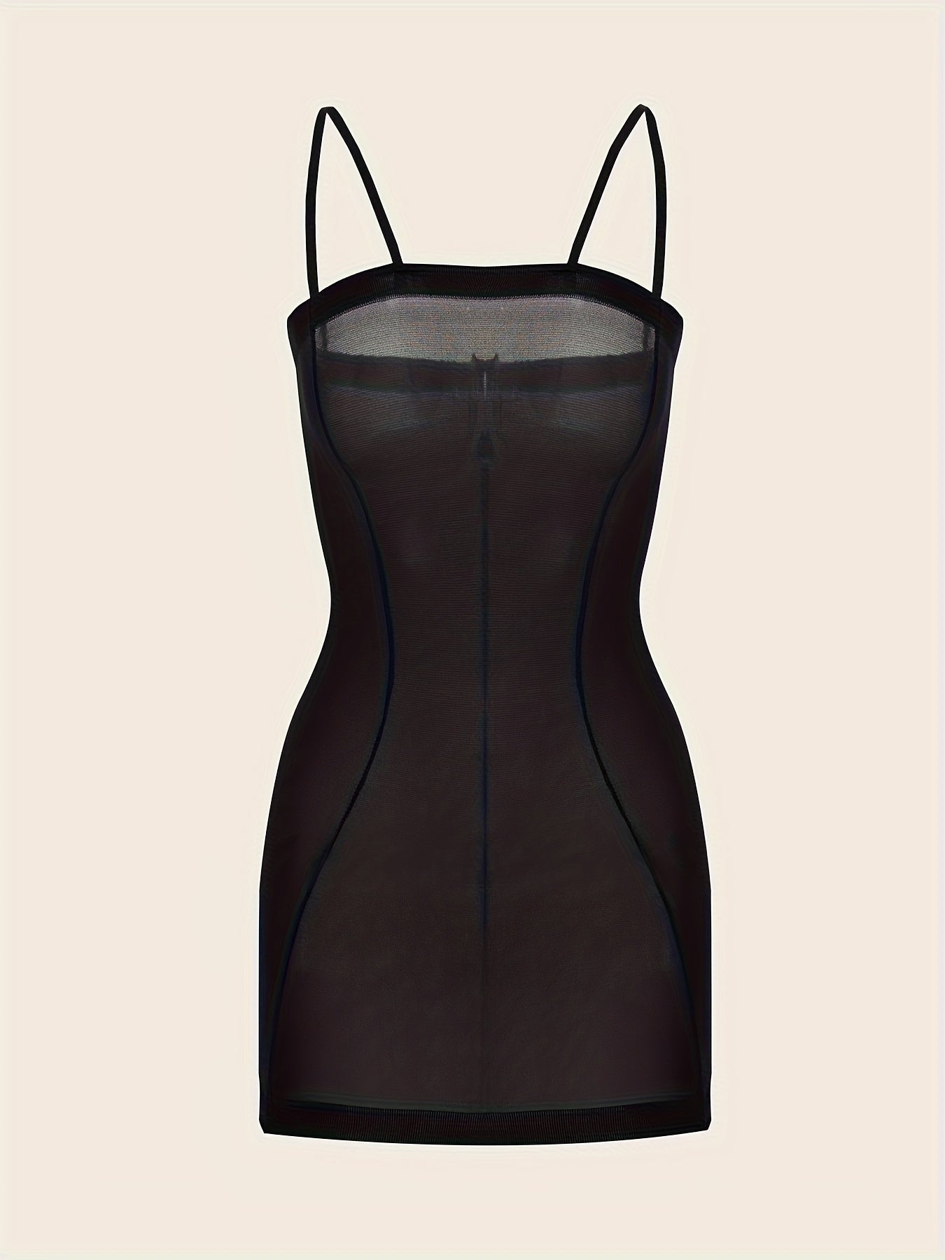 Women's Sexy Lingerie Dress with Strappy Design, Not Included Underwear