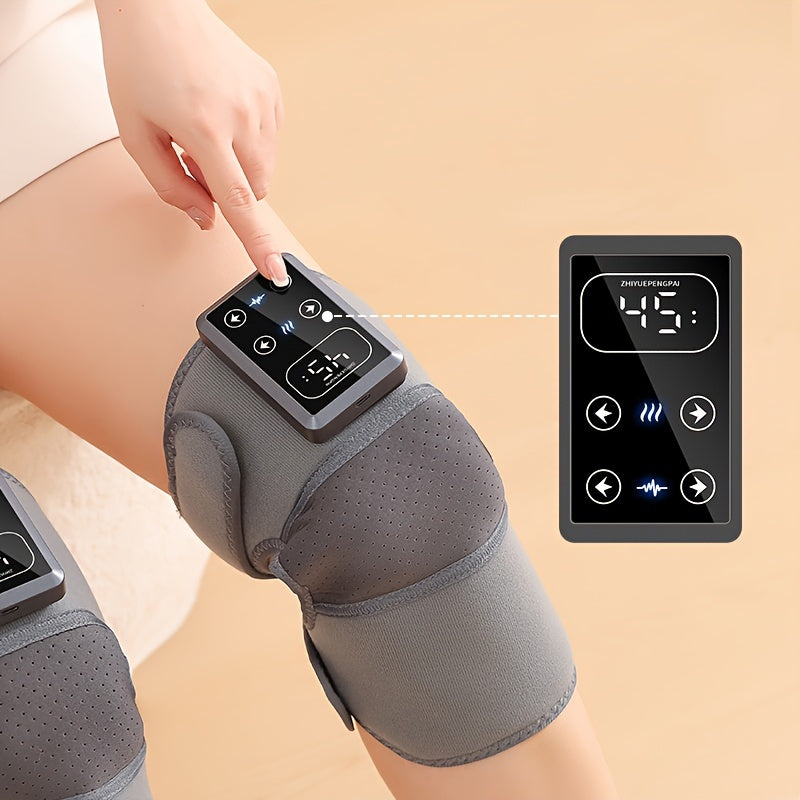 Electric Massage Knee Pads with Vibration Heating Rechargeable Battery