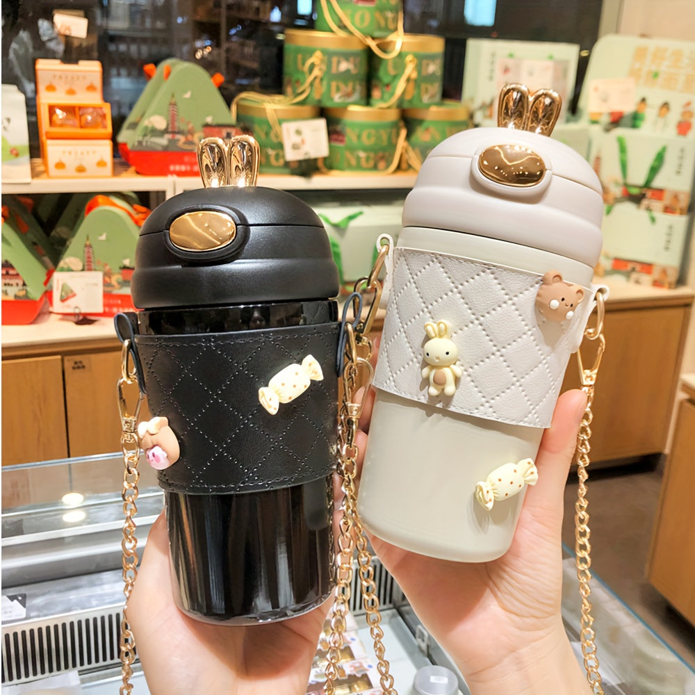 Chiroyli zanglamaydigan po'latdan yasalgan vakuum termos 304 izolyatsiyali ichimlik shisha sovg'a to'plami