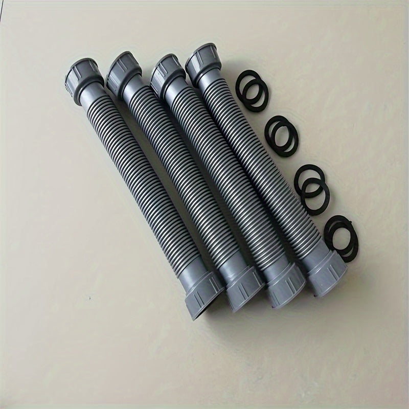 Moslashuvchan plastmassadan tayyorlangan ikki bo'lakli chiqindi qabul qiluvchi shisha uchun qulay o'rnatish, turli lavabolar konfiguratsiyasiga mos keladi, bardoshli, korroziyaga chidamli