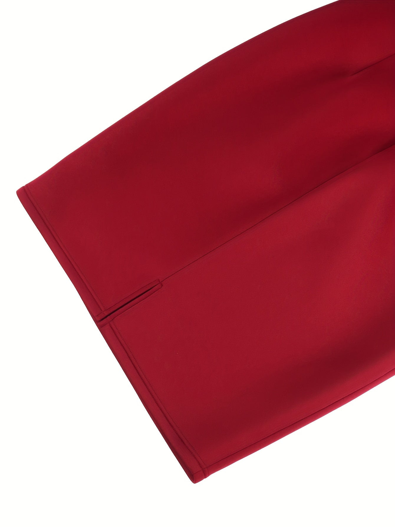 Women Maroon Long Sleeve Party Dress with Pleats and Ruched Design