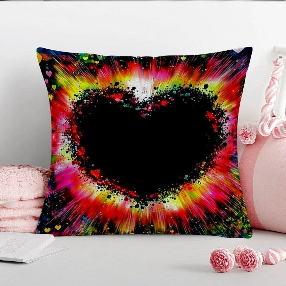 Valentine's Day Heart Square Cushion Cover 45.72cm Home Decor Living Room Bedroom