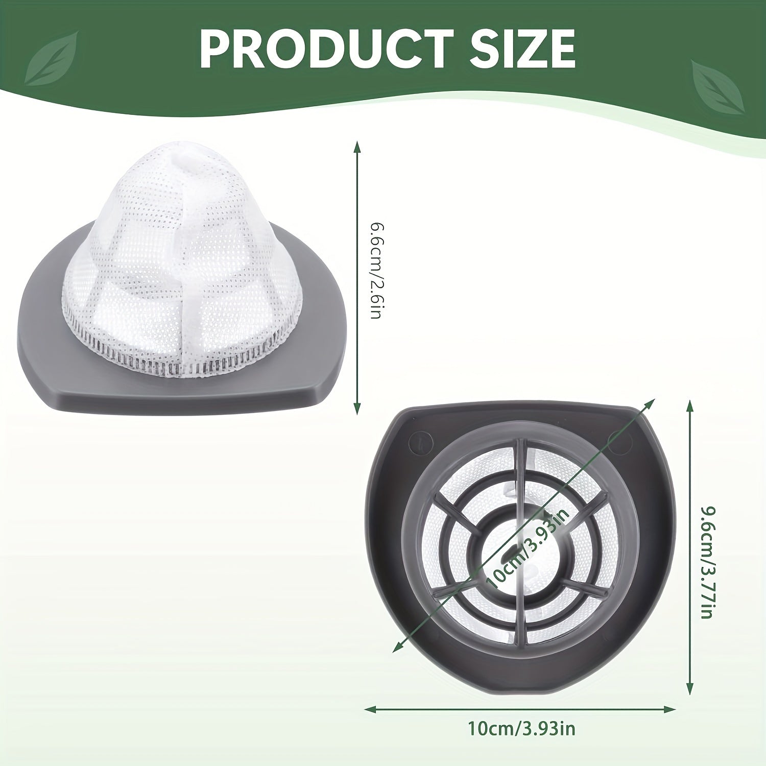 Replacement Vacuum Filter for Stick Lightweight Bagless Vacuum 4 Pack